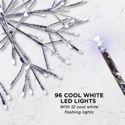 Best Sale 👍 Green Ornaments Alpine Christmas LED Hanging Snowflake Ornament 🧨 -Christmas Ornaments Shop detail2ALP1516 1