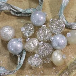 Coupon ✔️ Green Ornaments Northlight Assorted Distressed Finish Glass ⌛ Christmas Ornament - Set Of 12 👏 -Christmas Ornaments Shop detail2GORD2971