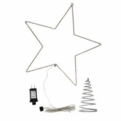 Promo 🥰 Christmas Tree Toppers Kurt Adler Metal Lighted LED Star Tree Topper ❤️ -Christmas Ornaments Shop detail2KSA3188