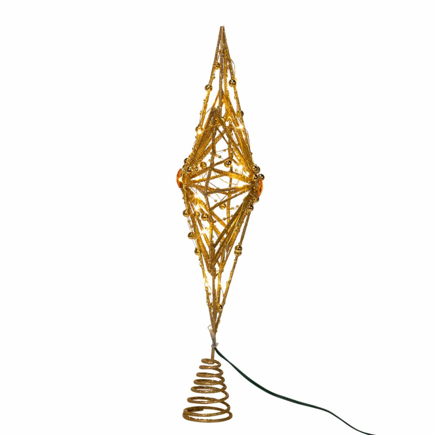 Hot Sale 💯 Kurt S. Adler, Inc. 😍 Christmas Tree Toppers Kurt Adler 15.5-Inch 30-Light Fairy Light Gold Star Treetop ❤️ 5 Hot Sale 💯 Kurt S. Adler, Inc. 😍 Christmas Tree Toppers Kurt Adler 15.5-Inch 30-Light Fairy Light Gold Star Treetop ❤️ - Image 3
