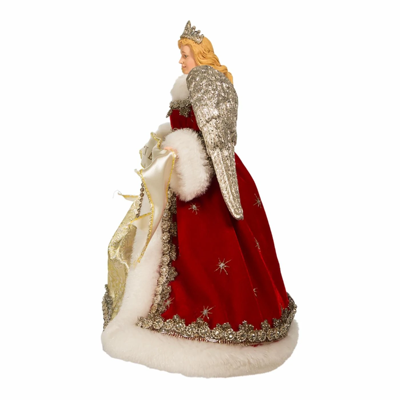 Flash Sale ๐ Kurt S. Adler, Inc. Christmas Tree Toppers Kurt Adler 10-Inch Fabriché Regal Red Angel Treetop โค๏ธ 5 Flash Sale ๐ Kurt S. Adler, Inc. Christmas Tree Toppers Kurt Adler 10-Inch Fabriché Regal Red Angel Treetop โค๏ธ - Image 3