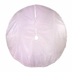 Outlet 🎁 Kurt S. Adler, Inc. Christmas Tree Skirts & Collars Kurt Adler 54-Inch White And Silver Velvet Sequin Snowflake Treeskirt 🔥 -Christmas Ornaments Shop detail2KSA3377