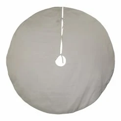 New ⌛ Kurt S. Adler, Inc. 🥰 Christmas Tree Skirts & Collars Kurt Adler 54-Inch Ivory With Pearl Beads Tree Skirt ❤️ -Christmas Ornaments Shop detail2KSA3381