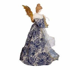 Flash Sale ⌛ Kurt S. Adler, Inc. ✔️ Christmas Tree Toppers Kurt Adler 17-Inch Indigo Blue Angel Tree Topper ⭐ -Christmas Ornaments Shop detail2KSA3619