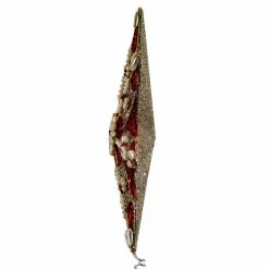 Deals 😀 Christmas Tree Toppers Kurt Adler 16.5 In. 8 Point Ruby And Platinum Star Tree Topper 🎉 -Christmas Ornaments Shop detail3KSA3182