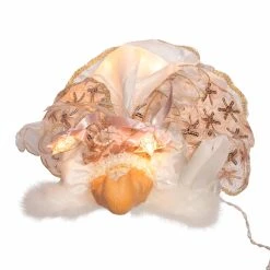 Outlet 🎉 Christmas Tree Toppers Kurt S. Adler UL 10 Light Boho Chic Angel Tree Topper ⭐ -Christmas Ornaments Shop detail3KSA3257