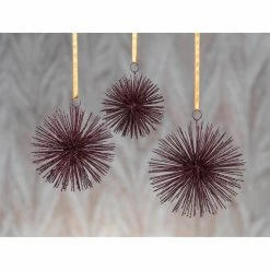 Cheap 🤩 All Other Brands Pink Ornaments Starburst Wire Hanging Ornament - Set Of 6 🌟 -Christmas Ornaments Shop detail3ZODA676