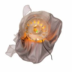 Promo ⌛ Kurt S. Adler, Inc. Christmas Tree Toppers Kurt Adler 16-Inch Fiber Optic White, Silver, And Gray Angel Tree Topper 👍 -Christmas Ornaments Shop detail4KSA3303