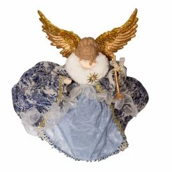 Flash Sale ⌛ Kurt S. Adler, Inc. ✔️ Christmas Tree Toppers Kurt Adler 17-Inch Indigo Blue Angel Tree Topper ⭐ -Christmas Ornaments Shop detail4KSA3619
