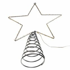 Promo 🥰 Christmas Tree Toppers Kurt Adler Metal Lighted LED Star Tree Topper ❤️ -Christmas Ornaments Shop detail5KSA3188