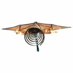 Best deal 🥰 Christmas Tree Toppers Kurt Adler 10.24 In. 10 Light 12 Point Capiz Star And Center Gem Tree Topper ⌛ -Christmas Ornaments Shop detail5KSA3192