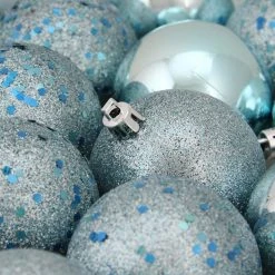 Cheapest ✔️ Metallic Ornaments Northlight 4 Finish Shatterproof ❄ Christmas Ball Ornament - Set Of 60 ⭐ -Christmas Ornaments Shop detailGORD1173
