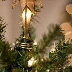 Promo ✨ Kurt S Adler Christmas Tree Toppers Multi Point Bethlehem Star Tree Topper 😀 -Christmas Ornaments Shop detailKSA160