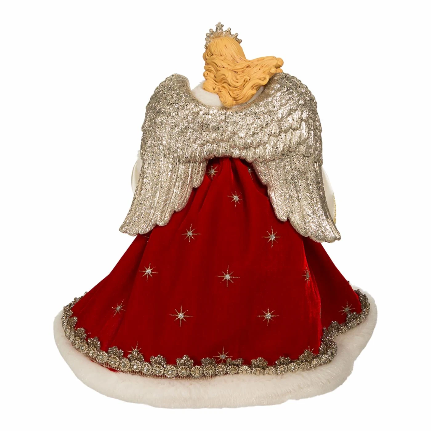 Flash Sale ๐ Kurt S. Adler, Inc. Christmas Tree Toppers Kurt Adler 10-Inch Fabriché Regal Red Angel Treetop โค๏ธ 4 Flash Sale ๐ Kurt S. Adler, Inc. Christmas Tree Toppers Kurt Adler 10-Inch Fabriché Regal Red Angel Treetop โค๏ธ - Image 2