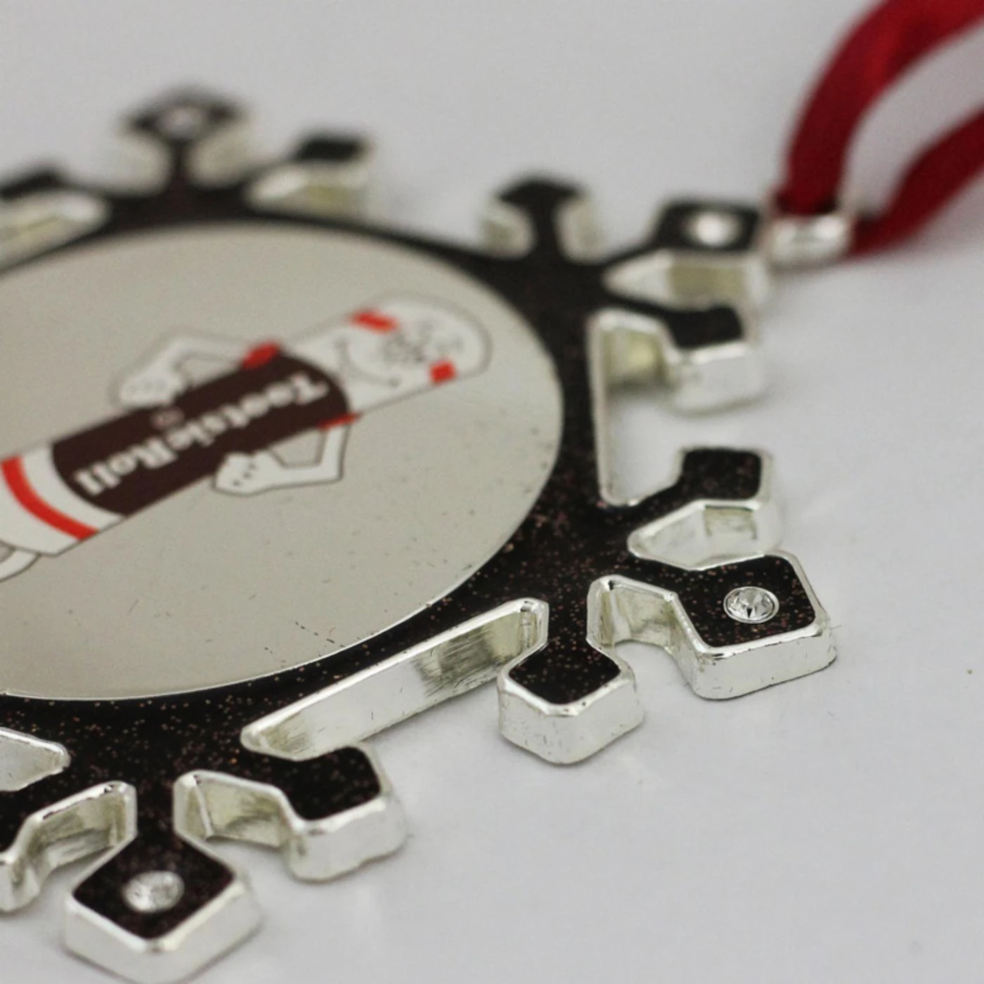 Wholesale ⭐ Brown Ornaments Northlight Snowflake Tootsie Roll Man 🥰 Christmas Ornament With European Crystals ✨ 4 Wholesale ⭐ Brown Ornaments Northlight Snowflake Tootsie Roll Man 🥰 Christmas Ornament With European Crystals ✨ - Image 2