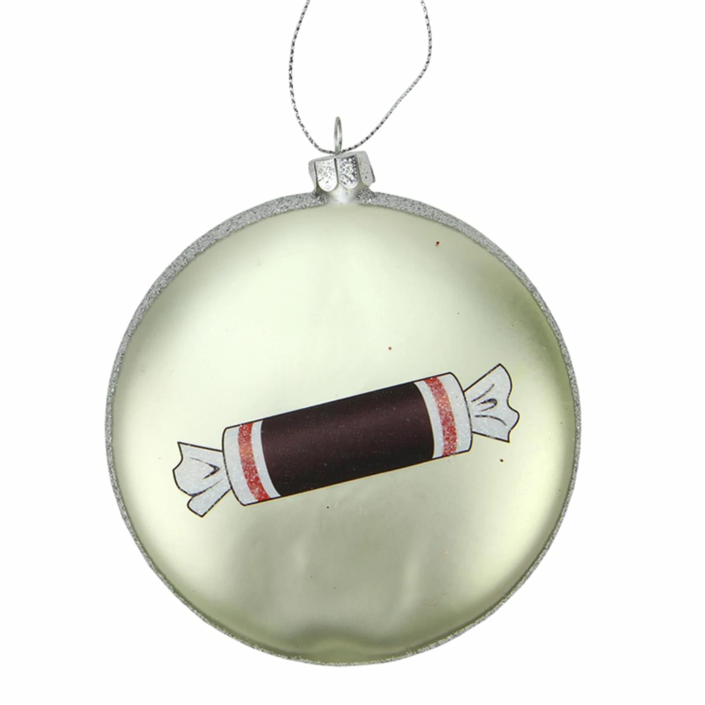 Cheap 👏 Metallic Ornaments Northlight Candy Lane Tootsie Roll ❄ Christmas Disc Ornament ❤️ 4 Cheap 👏 Metallic Ornaments Northlight Candy Lane Tootsie Roll ❄ Christmas Disc Ornament ❤️ - Image 2
