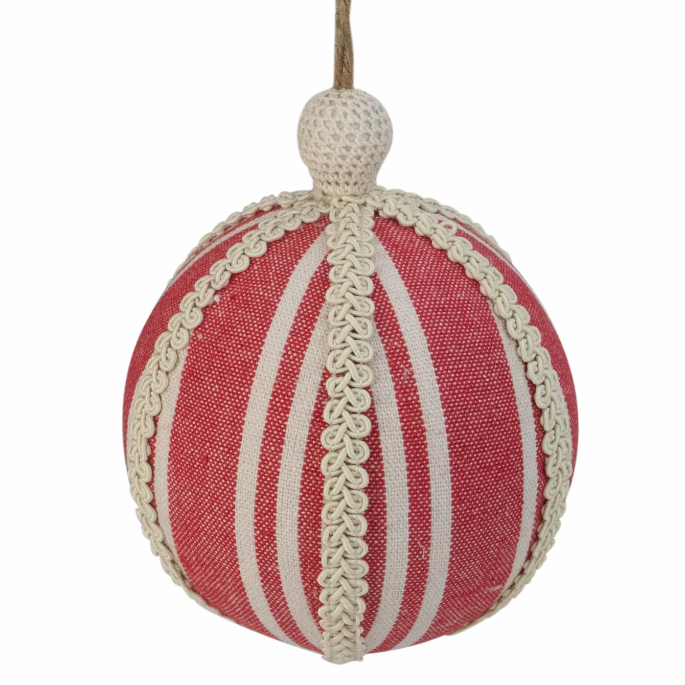 Deals 🤩 Brown Ornaments Northlight Red And White Striped And Ribboned Ball Christmas Ornament 😍 4 Deals 🤩 Brown Ornaments Northlight Red And White Striped And Ribboned Ball Christmas Ornament 😍 - Image 2