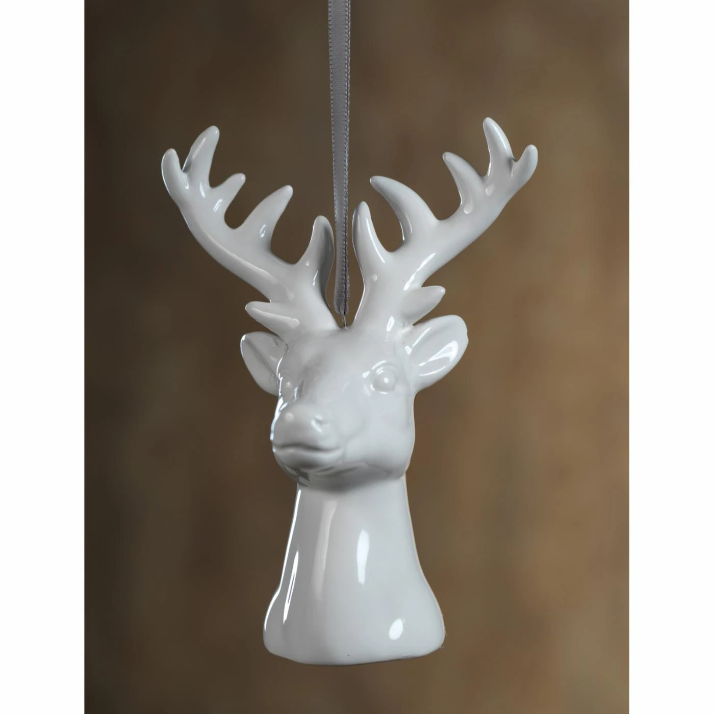 Cheapest ❤️ All Other Brands White Ornaments Ceramic Reindeer 🔥 Christmas Hanging Ornament - Set Of 6 ✨ 4 Cheapest ❤️ All Other Brands White Ornaments Ceramic Reindeer 🔥 Christmas Hanging Ornament - Set Of 6 ✨ - Image 2