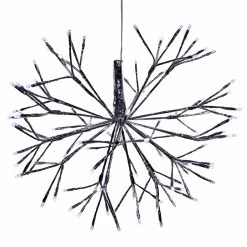Best Sale 👍 Green Ornaments Alpine Christmas LED Hanging Snowflake Ornament 🧨