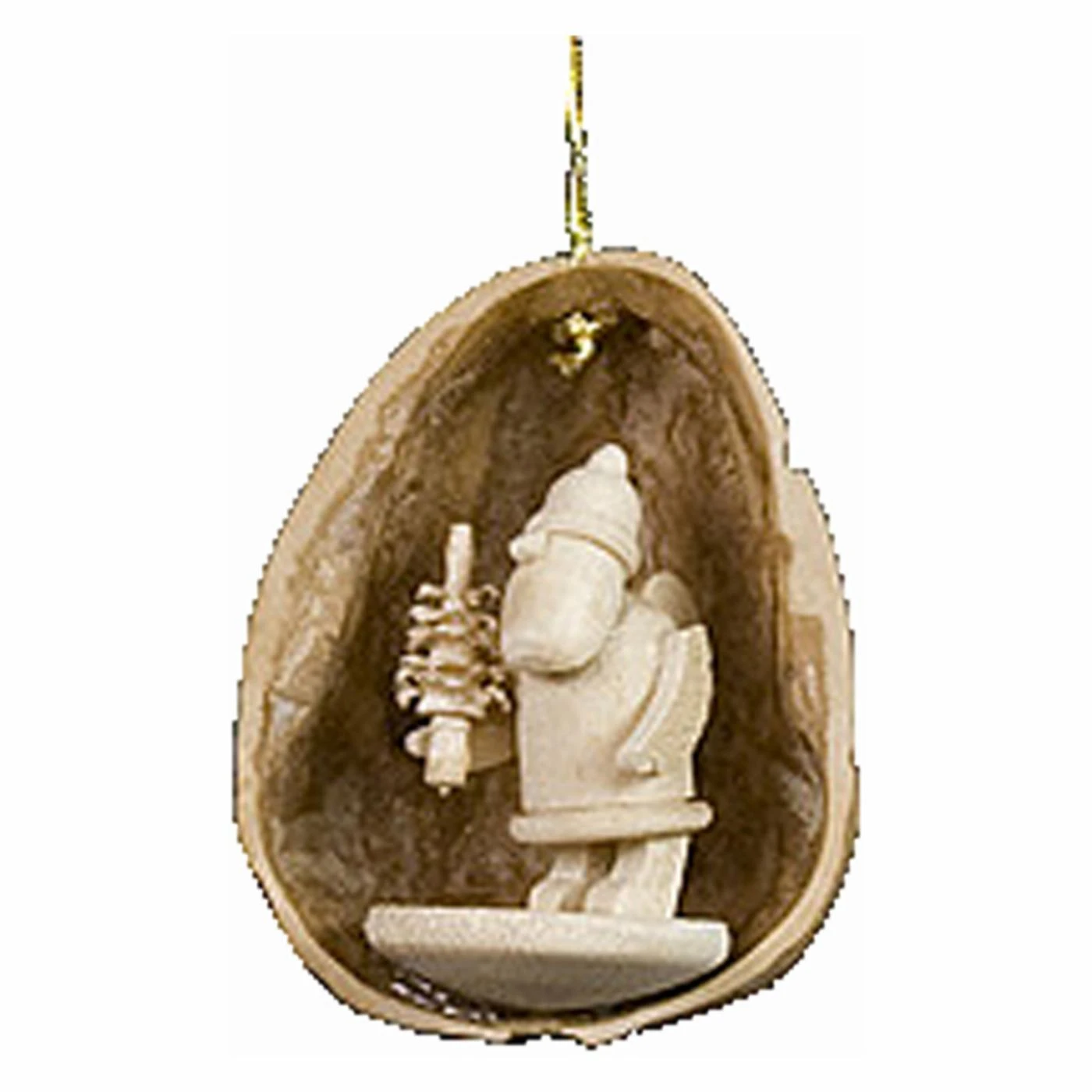 Brand new ✨ Alexander Taron White Ornaments Dregeno Santa Nutshell Ornament 😀 3 Brand new ✨ Alexander Taron White Ornaments Dregeno Santa Nutshell Ornament 😀