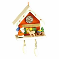 Cheap ❤️ Alexander Taron Green Ornaments Christian Ulbricht Santa With Red Cuckoo Ornament ✨