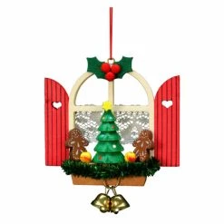 Buy 🥰 Alexander Taron Green Ornaments Christian Ulbricht Window With Gingerbread Ornament 🤩