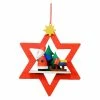 Wholesale ✨ Alexander Taron Yellow Ornaments Christian Ulbricht Santa With Sled In Red Star Ornament 🎉 -Christmas Ornaments Shop masterATI1309