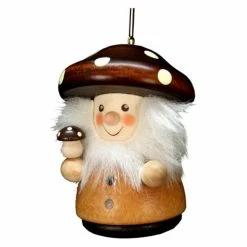 Cheap ✔️ Alexander Taron Brown Ornaments Christian Ulbricht Mushroom Man Natural Ornament 🌟