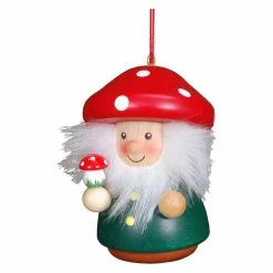 Promo 🔥 Alexander Taron Red Ornaments Christian Ulbricht Mushroom Man Ornament 👍