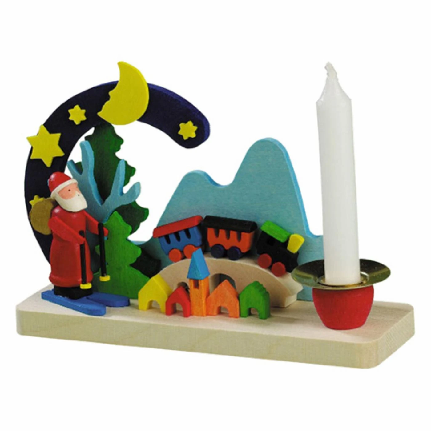 Wholesale โจ Yellow Ornaments Graupner 3 In. Santa Candle Holder Ornament ๐ 3 Wholesale โจ Yellow Ornaments Graupner 3 In. Santa Candle Holder Ornament ๐