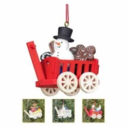 Outlet ⌛ White Ornaments Christian Ulbricht 2.25 In. Assorted Haywagon Ornaments - Set Of 6 😀