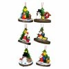 Best Pirce 🤩 Green Ornaments Christian Ulbricht 2 In. Santa In Plane Ornaments - Set Of 6 ⌛ -Christmas Ornaments Shop masterATI1513