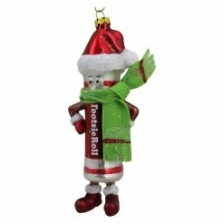 Best deal 💯 Brown Ornaments Northlight Candy Lane Glass Tootsie Roll 🔥 Candy ❄ Christmas Ornament ✨