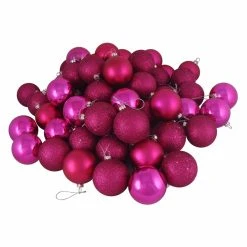 Top 10 ⭐ Pink Ornaments Northlight 4 Finish Shatterproof 🛒 Christmas Ball Ornament - Set Of 16 ✔️