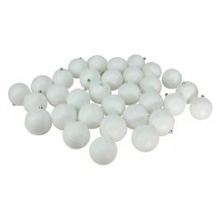 Deals 👏 Metallic Ornaments Northlight Matte Shatterproof Christmas Ball Ornament - Set Of 32 ⌛