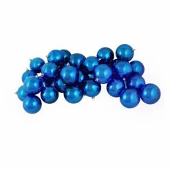 Best Sale ✨ Orange Ornaments Northlight Shiny Shatterproof ✔️ Christmas Ball Ornament - Set Of 32 😍