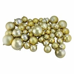 Top 10 ❤️ Yellow Ornaments Northlight Shiny And Matte Shatterproof 🔥 Christmas Ball Ornament - Set Of 50 👍