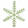Hot Sale 💯 Green Ornaments Allstate 10.5 In. Pastel Dreams Green Glitter Snowflake Ornament ❤️ -Christmas Ornaments Shop masterGORD1256
