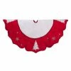 Cheapest 🎉 Christmas Tree Skirts & Collars Allstate 54 In. Embroidered Jeweled Tree And Snowflake Tree Skirt ⭐