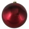 Best reviews of ✨ Burgundy Ornaments Northlight Shatterproof Shiny Burgundy ❄ Christmas Ball Ornament 🎉 -Christmas Ornaments Shop masterGORD1289