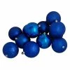 Deals 😉 Blue Ornaments Northlight Shatterproof 4 In. 🛒 Christmas Ball Ornaments - Set Of 12 ✔️ -Christmas Ornaments Shop masterGORD1307