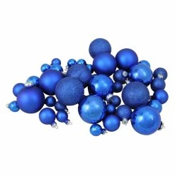 Flash Sale โ๏ธ Blue Ornaments Northlight 40 Piece Blue Glass Ball Ornament Set ๐