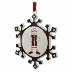 Wholesale ⭐ Brown Ornaments Northlight Snowflake Tootsie Roll Man 🥰 Christmas Ornament With European Crystals ✨