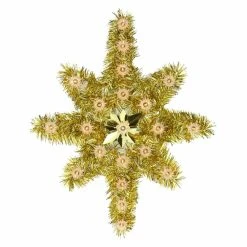 Coupon ❤️ Christmas Tree Toppers Northlight 21 In. Oversized Lighted Gold Tinsel Star Of Bethlehem Christmas Tree Topper ✔️
