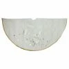 Cheapest ⌛ Christmas Tree 🥰 Skirts & Collars Northlight 48 In. White Merry And Bright Christmas Tree Skirt 😉