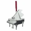 Deals 👍 Metallic Ornaments Northlight Regal Shiny Silver Plated Grand Piano Ornament With European Crystals ⭐ -Christmas Ornaments Shop masterGORD2981