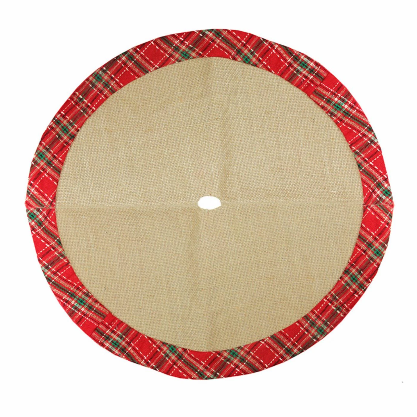 Cheap 👍 Christmas Tree Skirts & Collars Northlight 20 In. Burlap With Plaid Border Mini Christmas Tree Skirt ⭐ 3 Cheap 👍 Christmas Tree Skirts & Collars Northlight 20 In. Burlap With Plaid Border Mini Christmas Tree Skirt ⭐