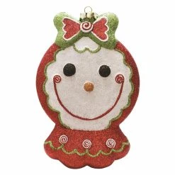 Discount 🎉 Green Ornaments Northlight 8.5 In. Merry & Bright Shatterproof Gingerbread Girl 🥰 Christmas Ornament ✨