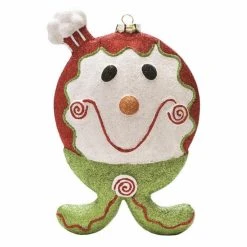 Budget 🧨 Green Ornaments Northlight 9 In. Merry & Bright Shatterproof Gingerbread Boy Christmas Ornament ⭐