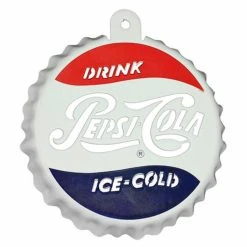 Deals 🔥 Red Ornaments Northlight Classic Pepsi-Cola Bottle Cap Logo Christmas Ornament 🌟